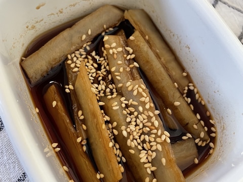 簡単!ごぼうのポン酢箸休め